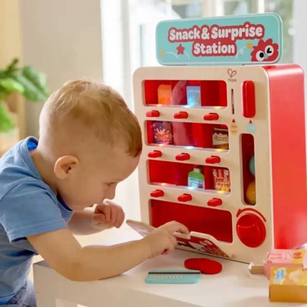 Distributeur Interactif en Bois avec Sons et Lumières 8