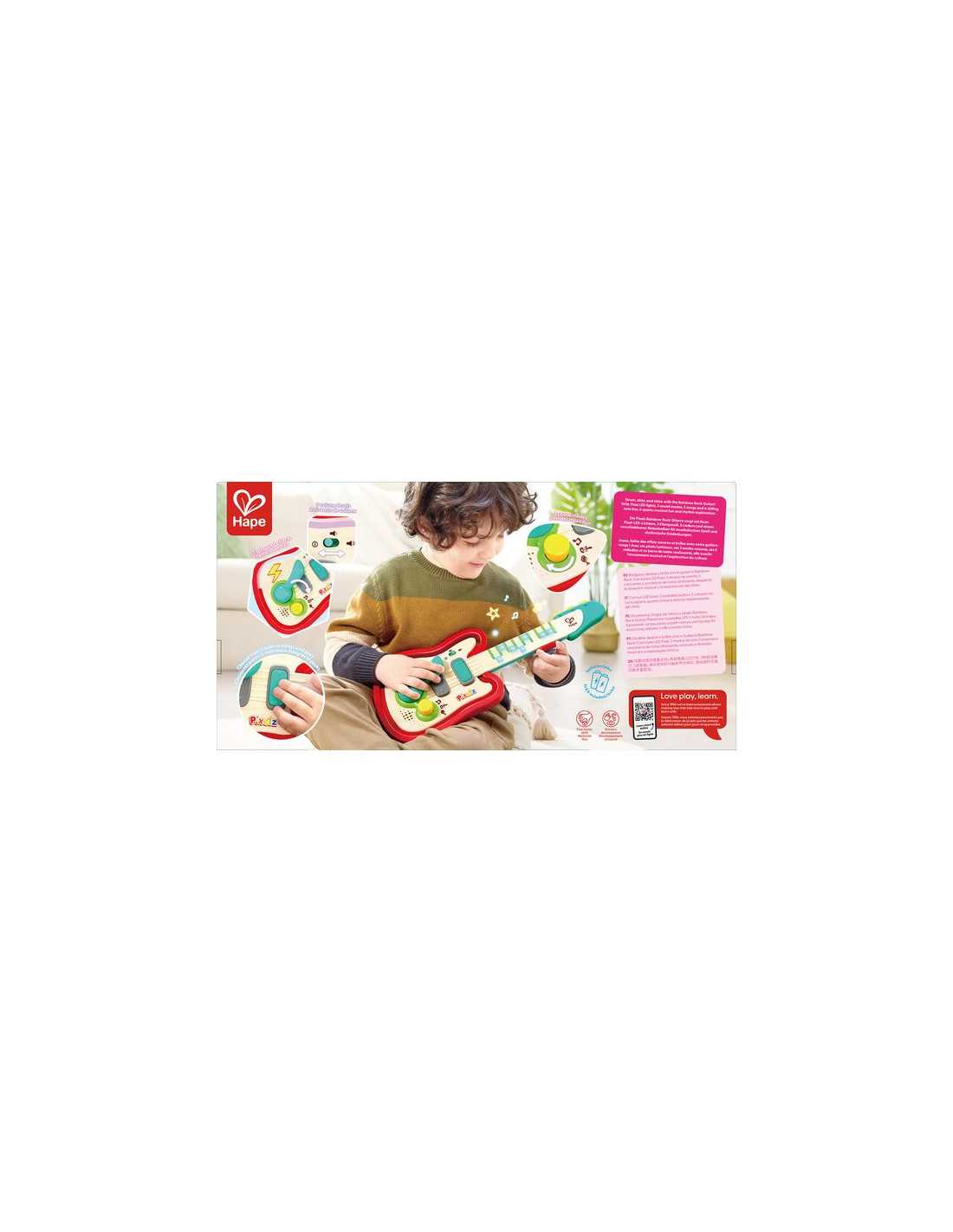 Guitare pixel interactif - Hape 10