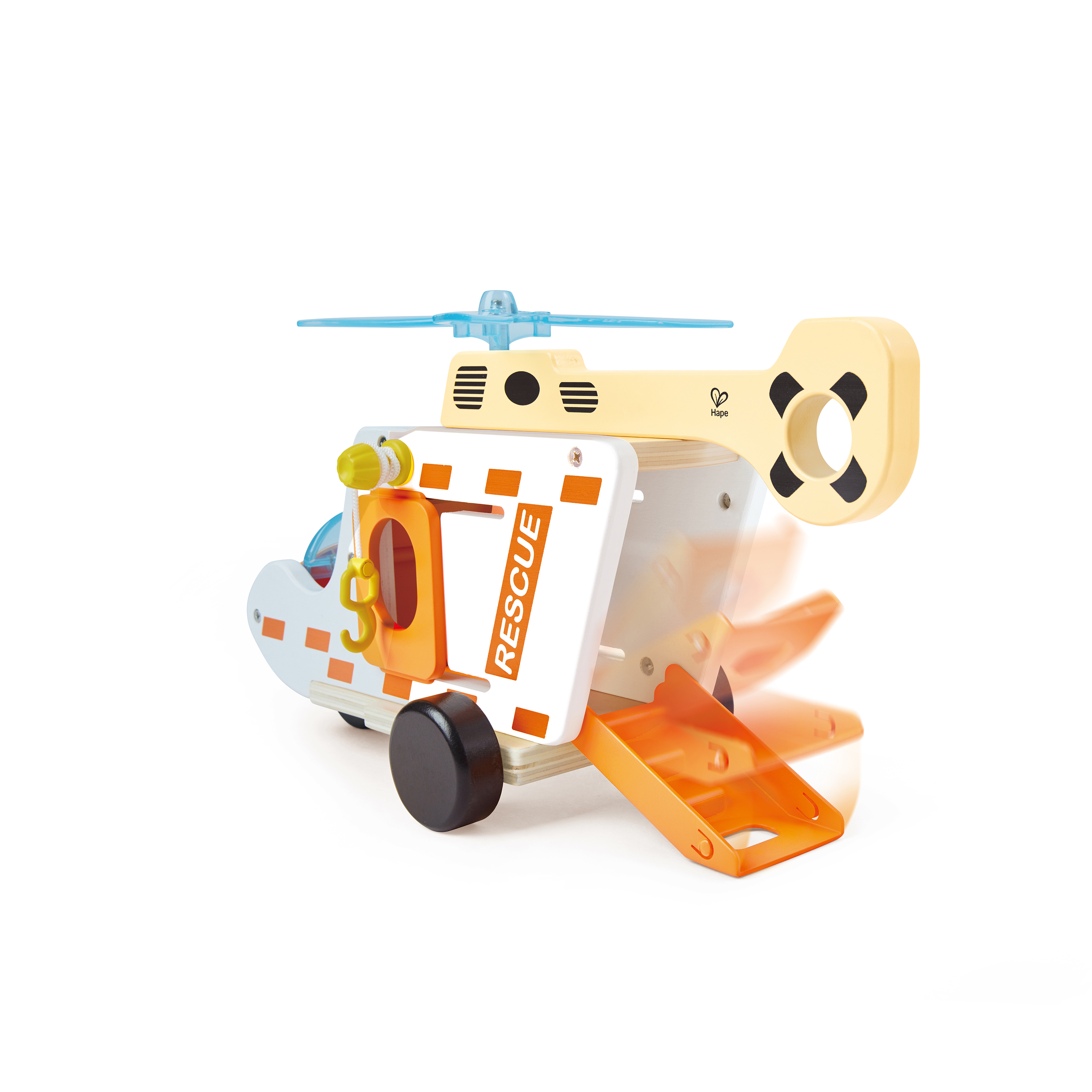 Hélicoptère en bois 2