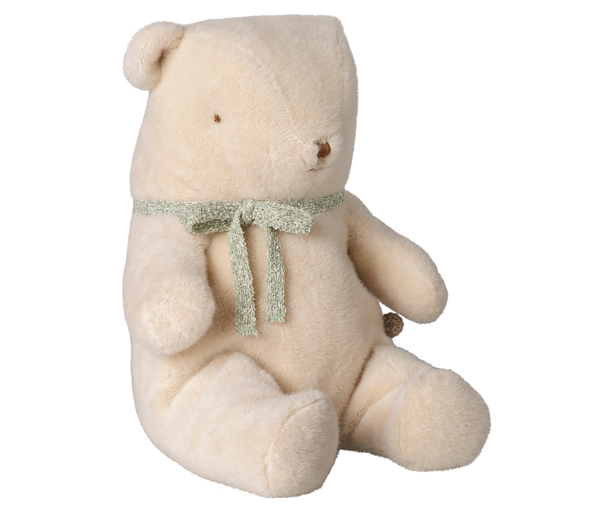Peluche ours, Medium - Blanc cassé