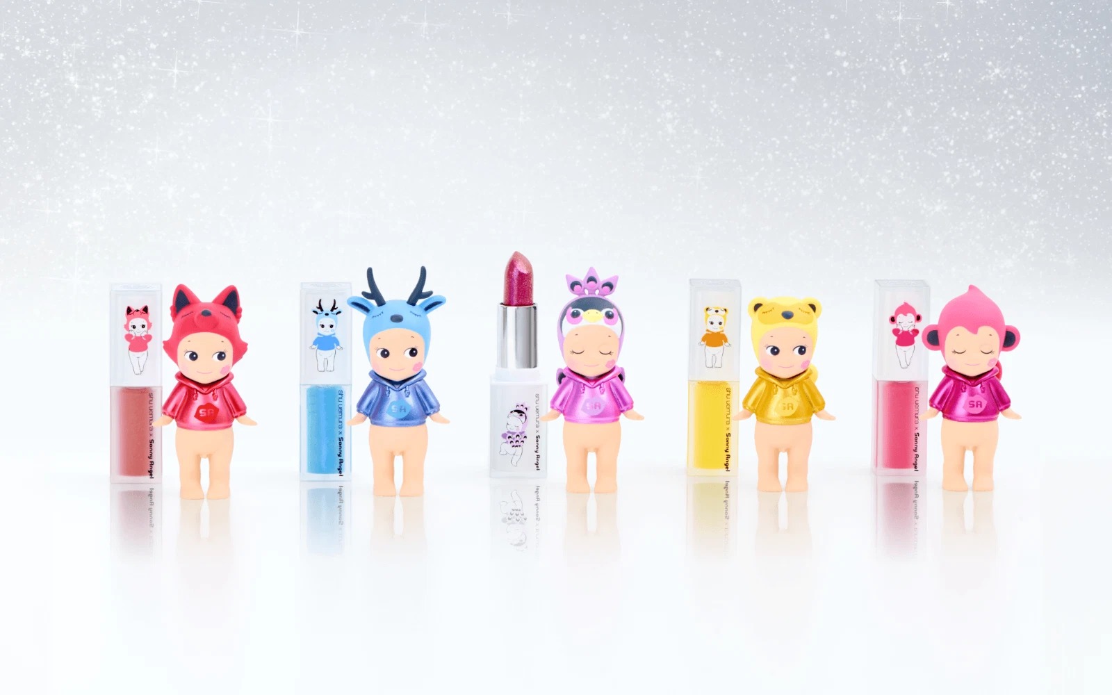 Sonny Angel x shu uemura - Makeup Angel Series