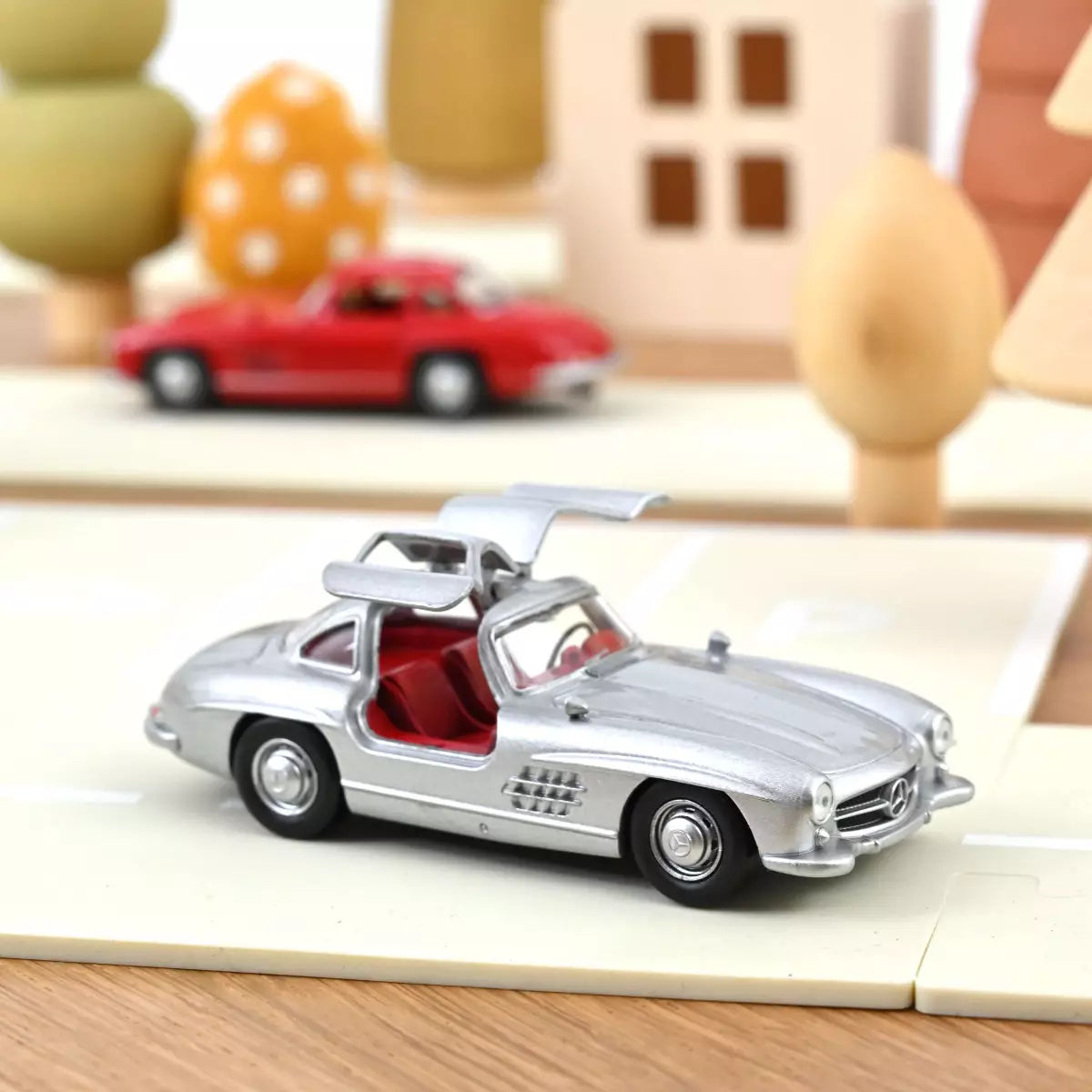 Mercedes Benz 300 SL 1954 Jet-car 1/43 — argent