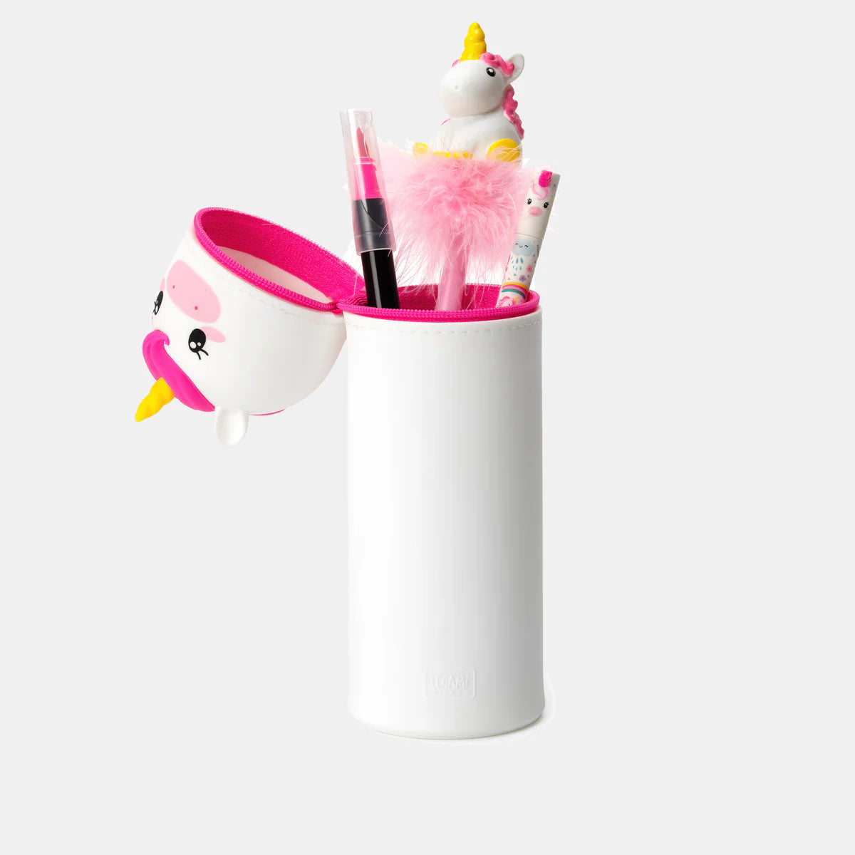Trousse en silicone 2-en-1 Kawaii Licorne 2
