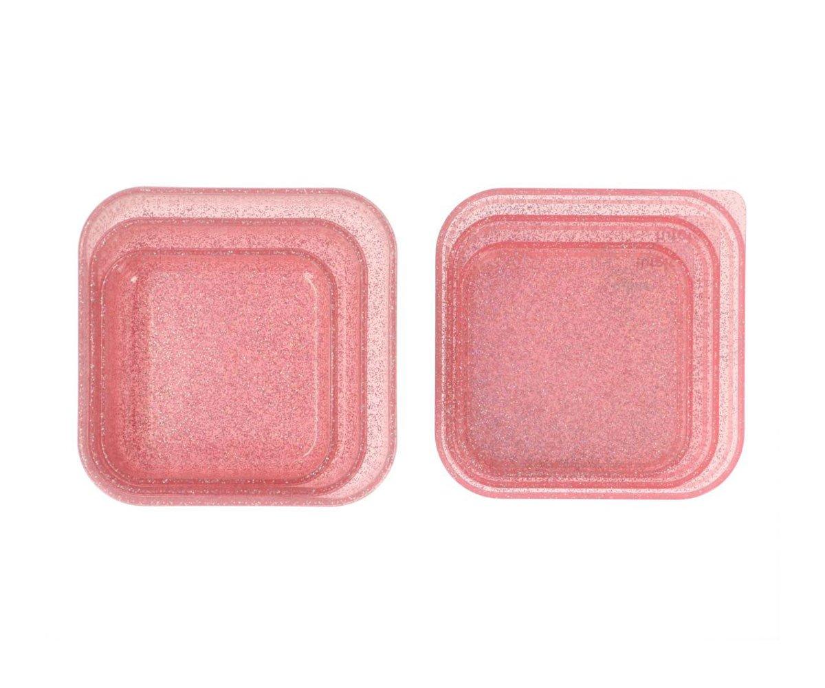Lunch box rose à pailettes 3