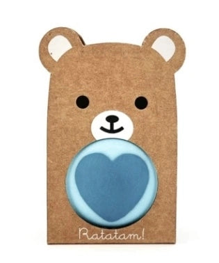 Balle rebondissante Ourson 4,2cm — rose-coeur