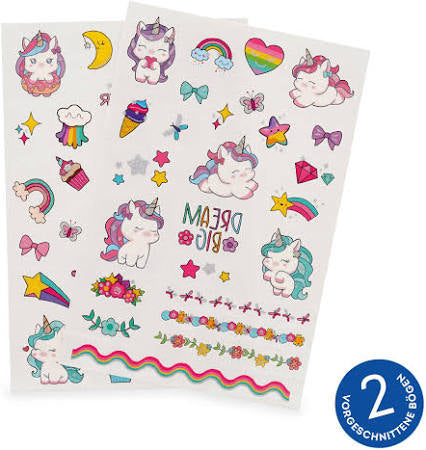 Tatouages éphémères Licorne 2