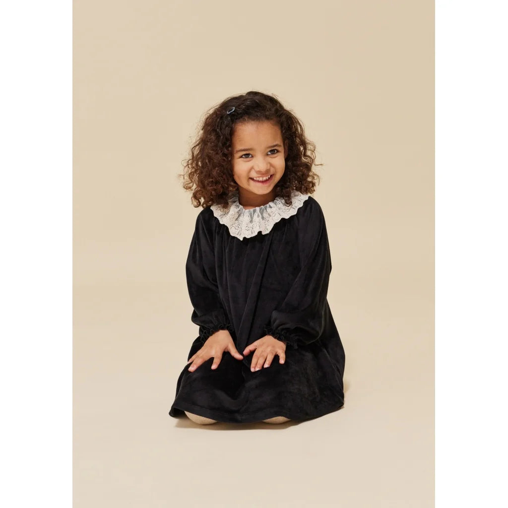 Robe venola Konges Slojd Velours Noir 4
