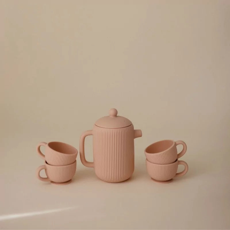 Set de thé en silicone — taupe