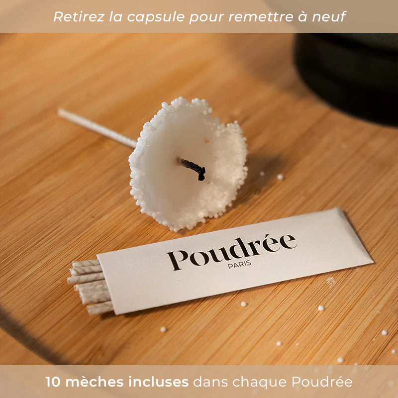 Bougie parfumée 100% naturelle - Flora Perles Lotus ambré 3
