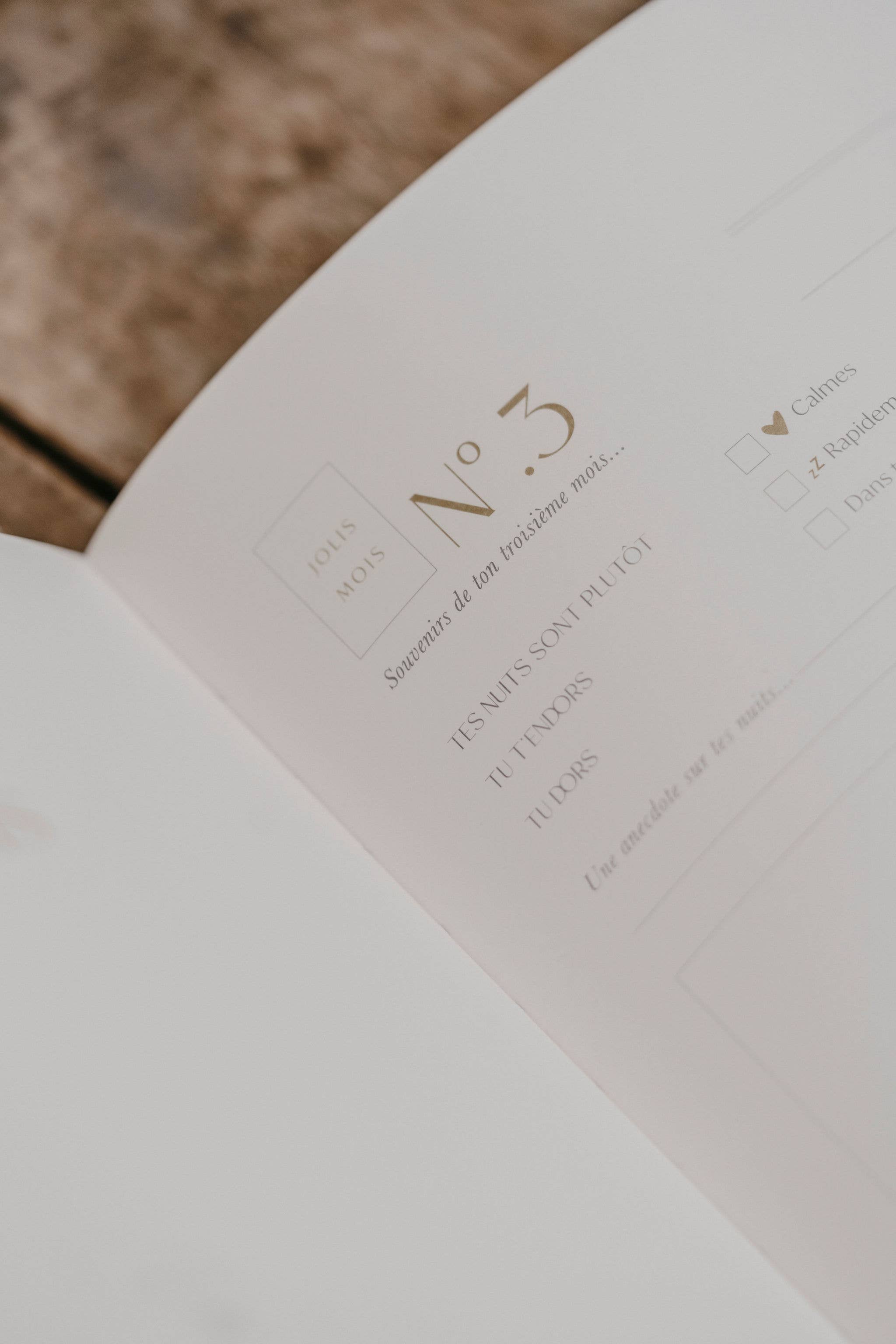 Livre de naissance - Pure lin 3