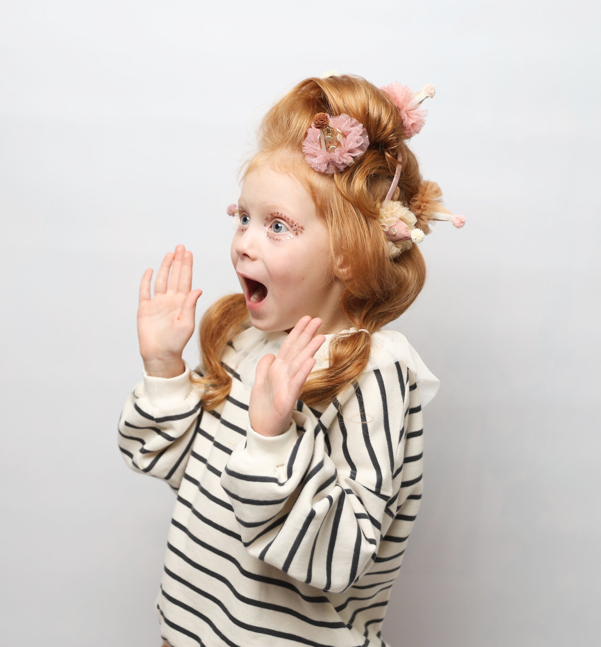 Ensemble de 5 Barrette de fête 3