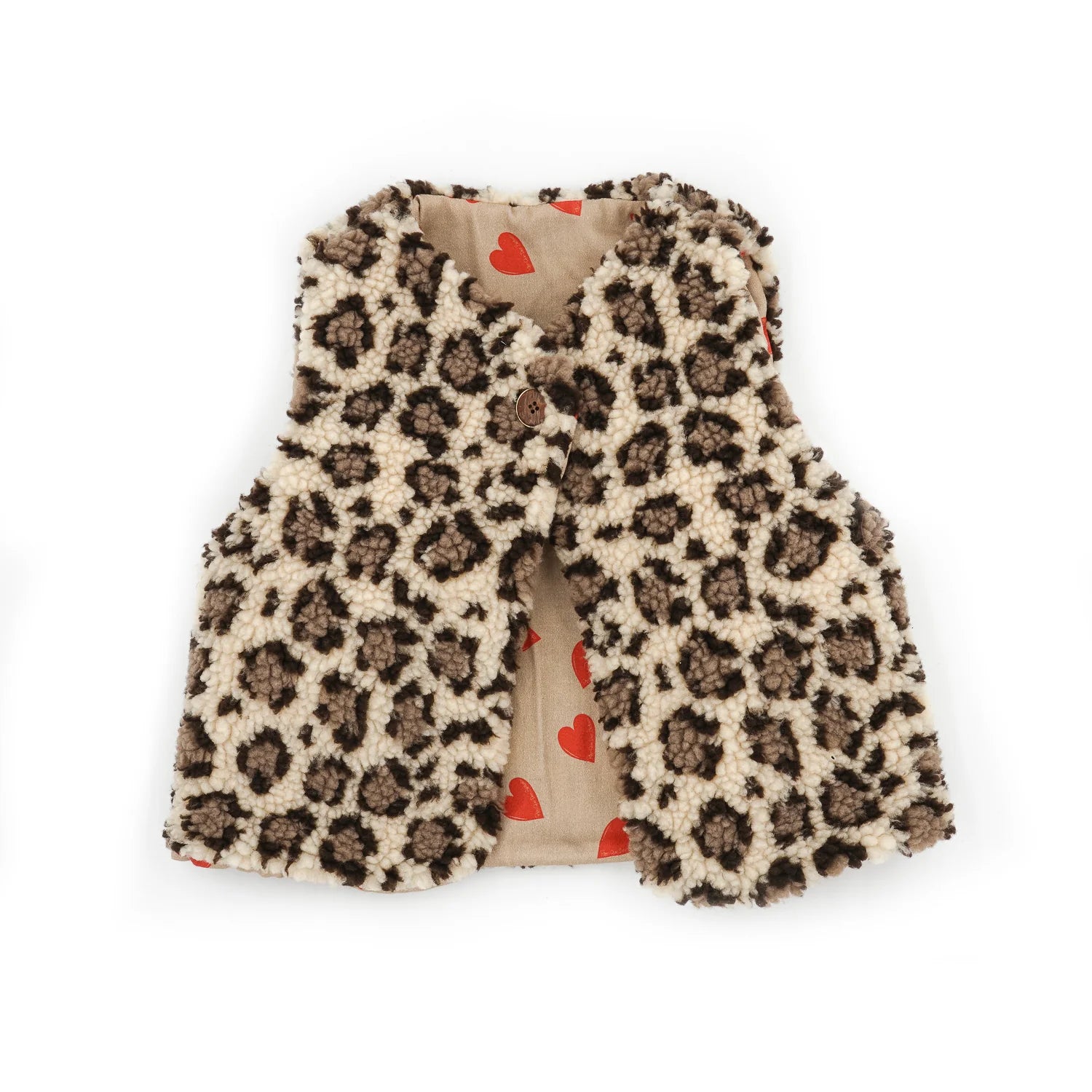 Gilet léopard — Taille 0 (6/12 mois)