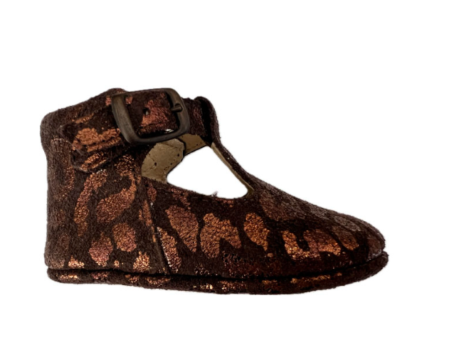 Poppée : Chaussons Minimil léopard lamé — 16