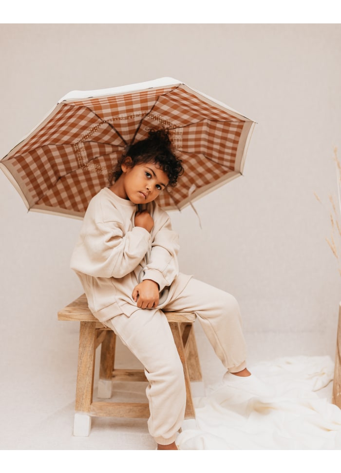 Parapluies enfants & adultes — Carreaux foncés