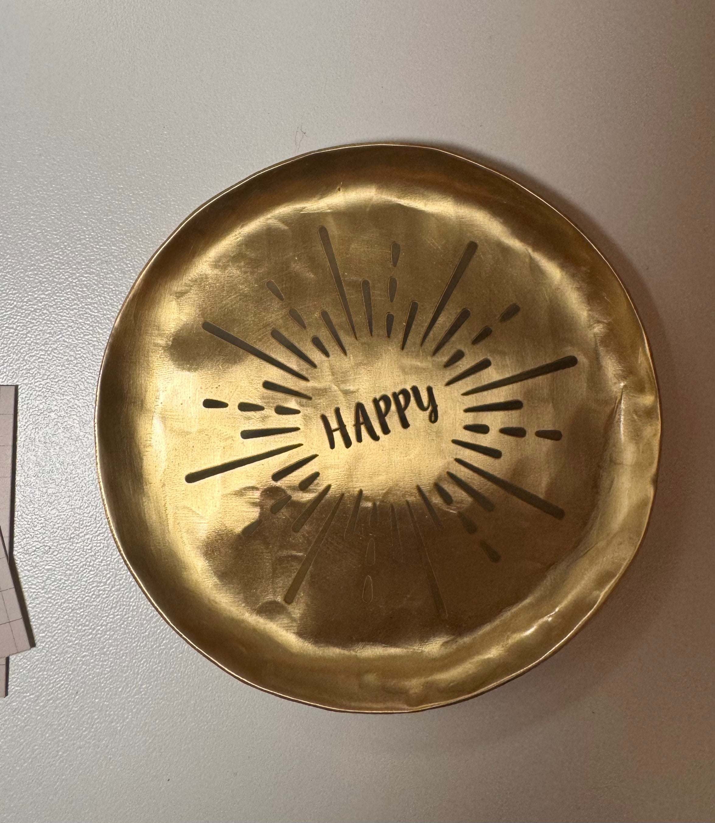 Coupelle HAPPY doré 2