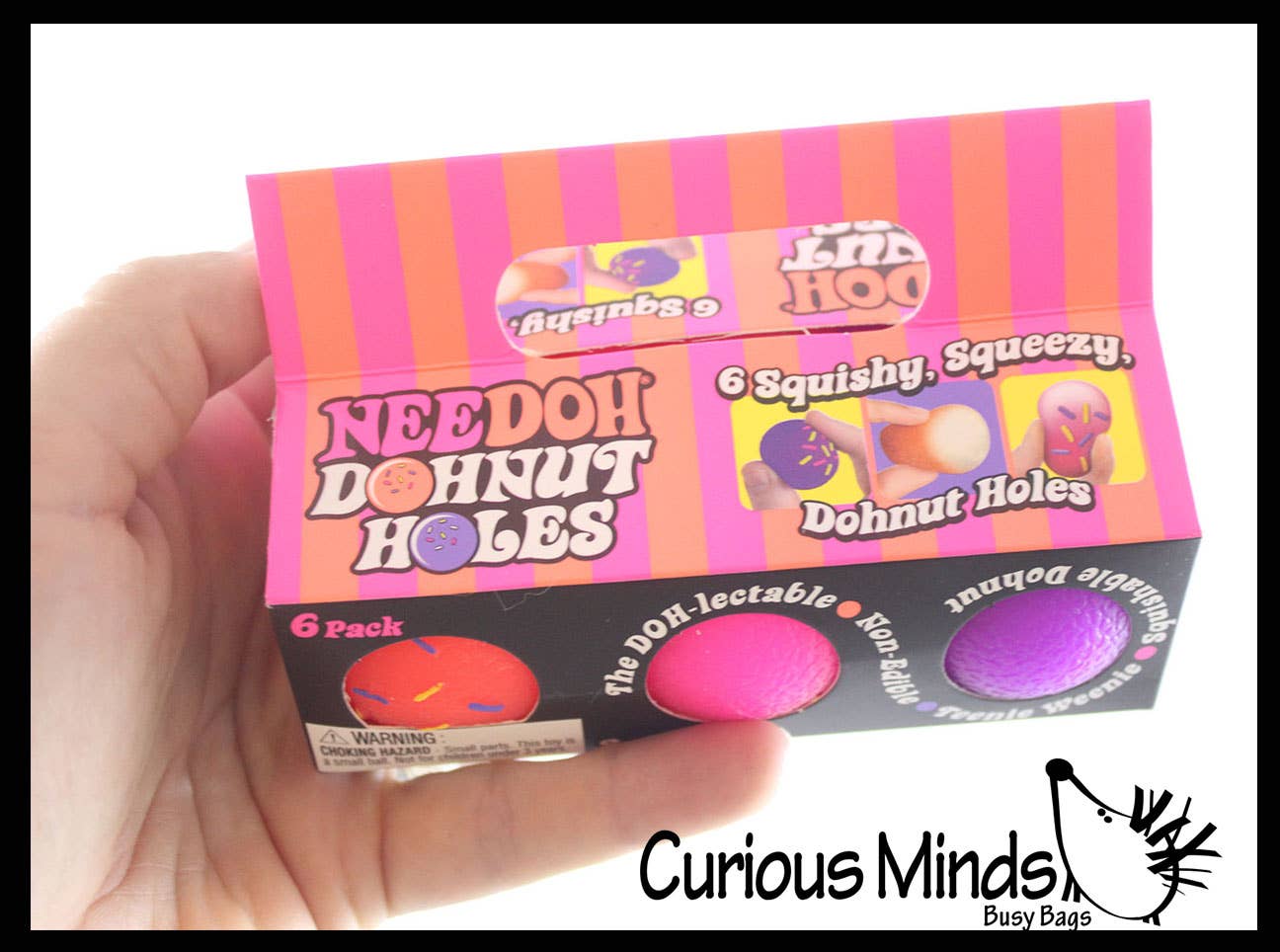 6 mini Nee-Doh Donut 3