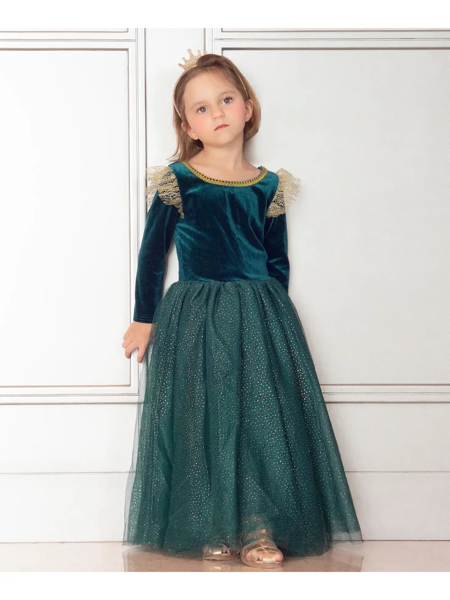 Robe de princesse bleu nuit 3