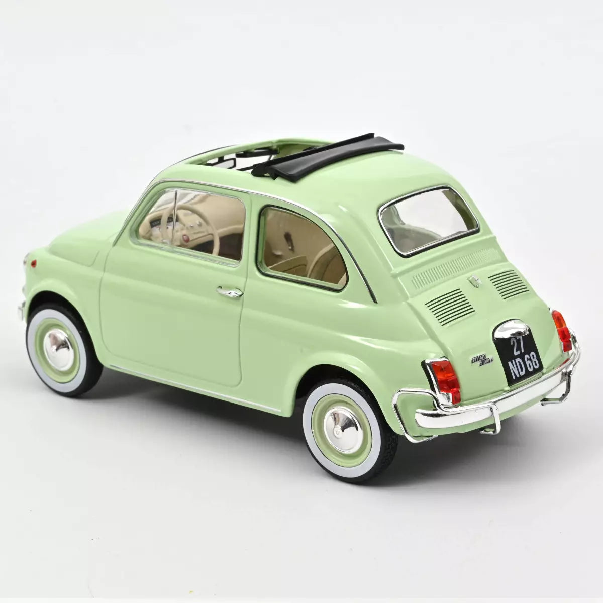 Fiat 500 grand modèle 1/18 — Verte