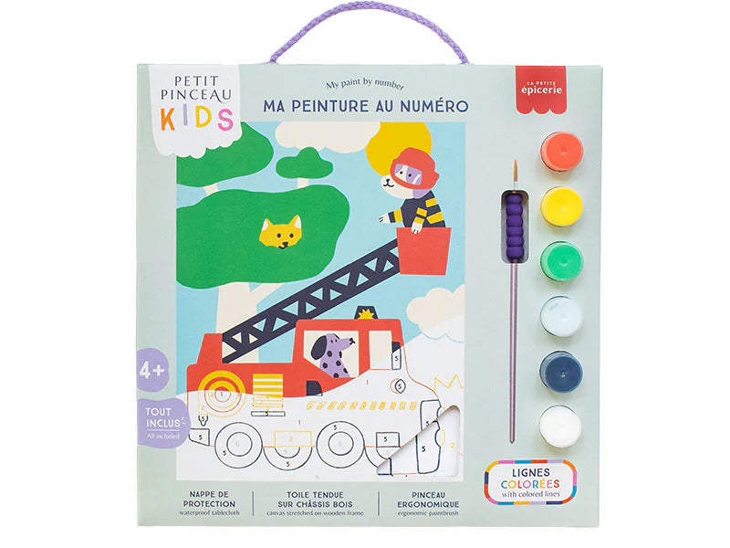 Kit Petit Pinceau Kids peinture à l’eau au N° 4