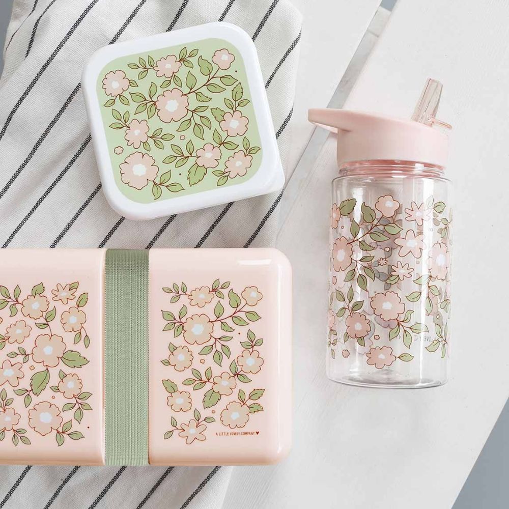 Lunch box Fleurs rose 2