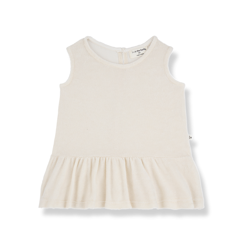 Robe éponge VENECIA off-white — 36 mois