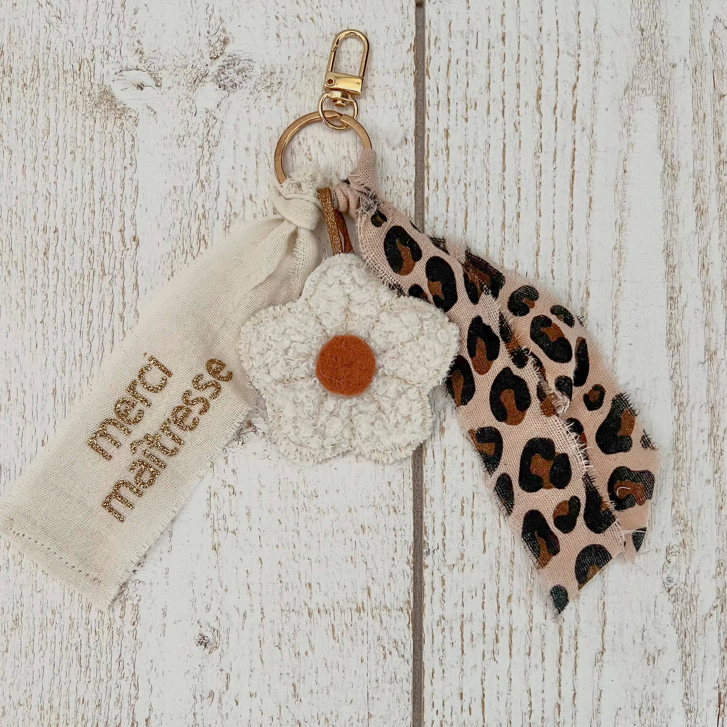 PORTE CLEFS - PAQUERETTE - GRAOU message personnalisable