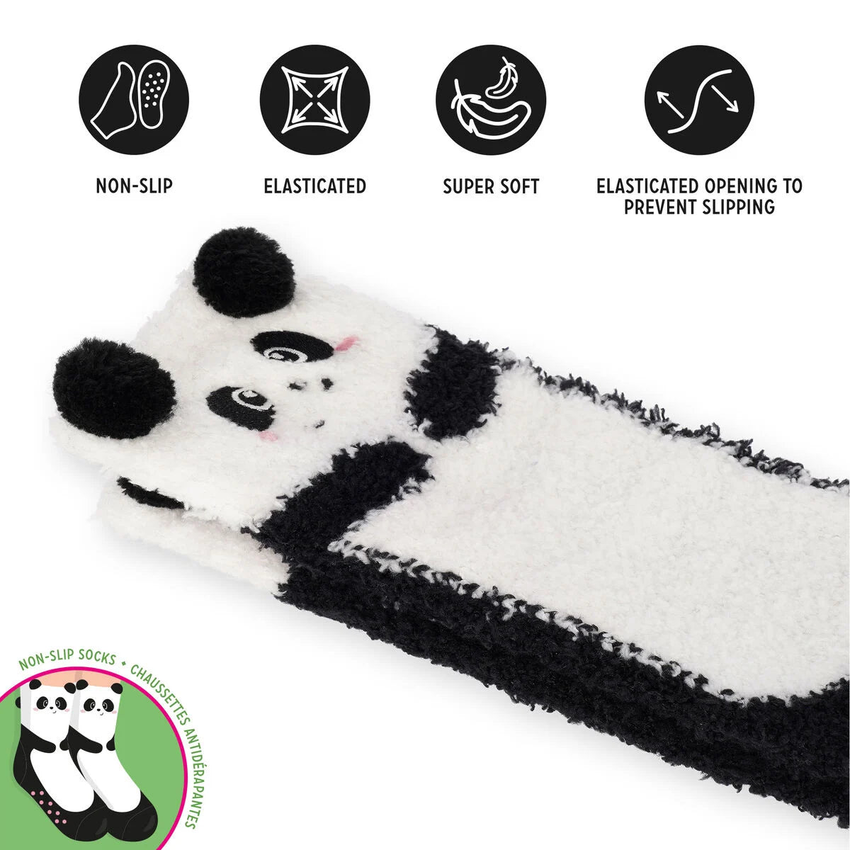 Chaussettes antidérapantes Panda 2