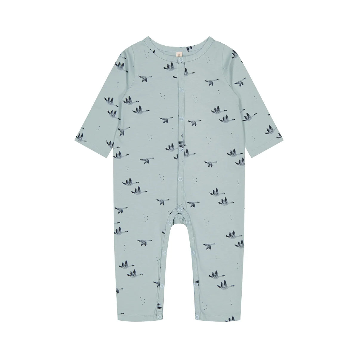 Combinaison sans pied Pia jersey oie bleu 2