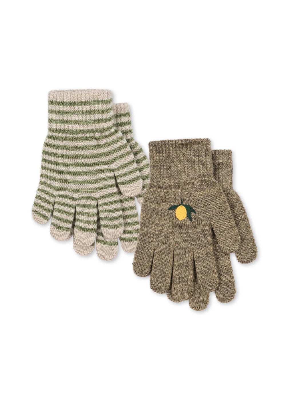 Set de 2 paires de gants Konges Slojd 🍋 — 2/4 ans
