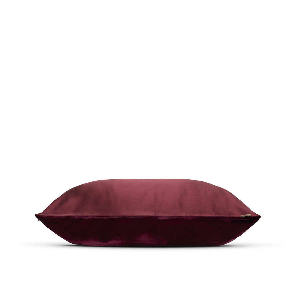 Taie d'Oreiller Bi-face Soie et Velours 4