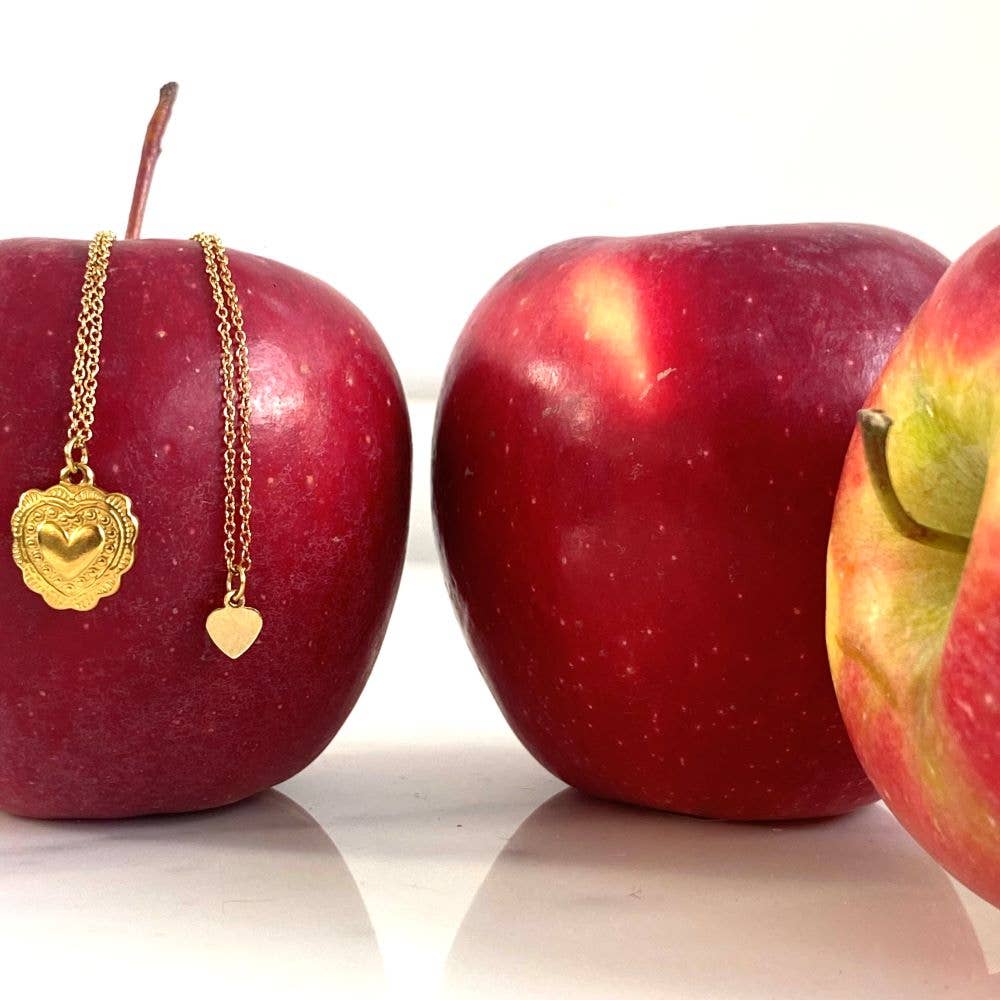 Chaîne pendentif cœur ex-voto 2