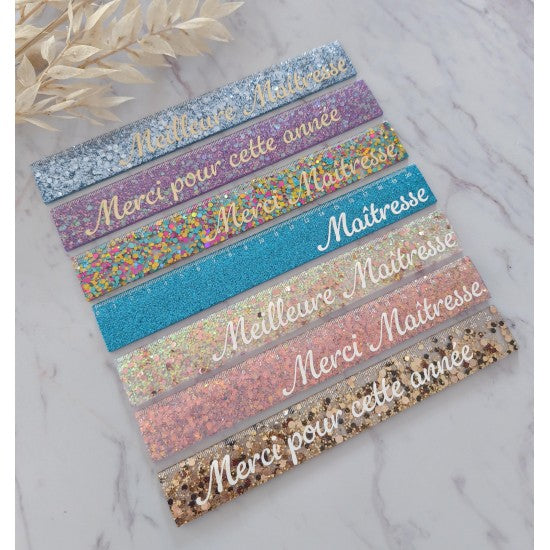 Règles à paillettes Merci Maitresse — Merci Maitresse