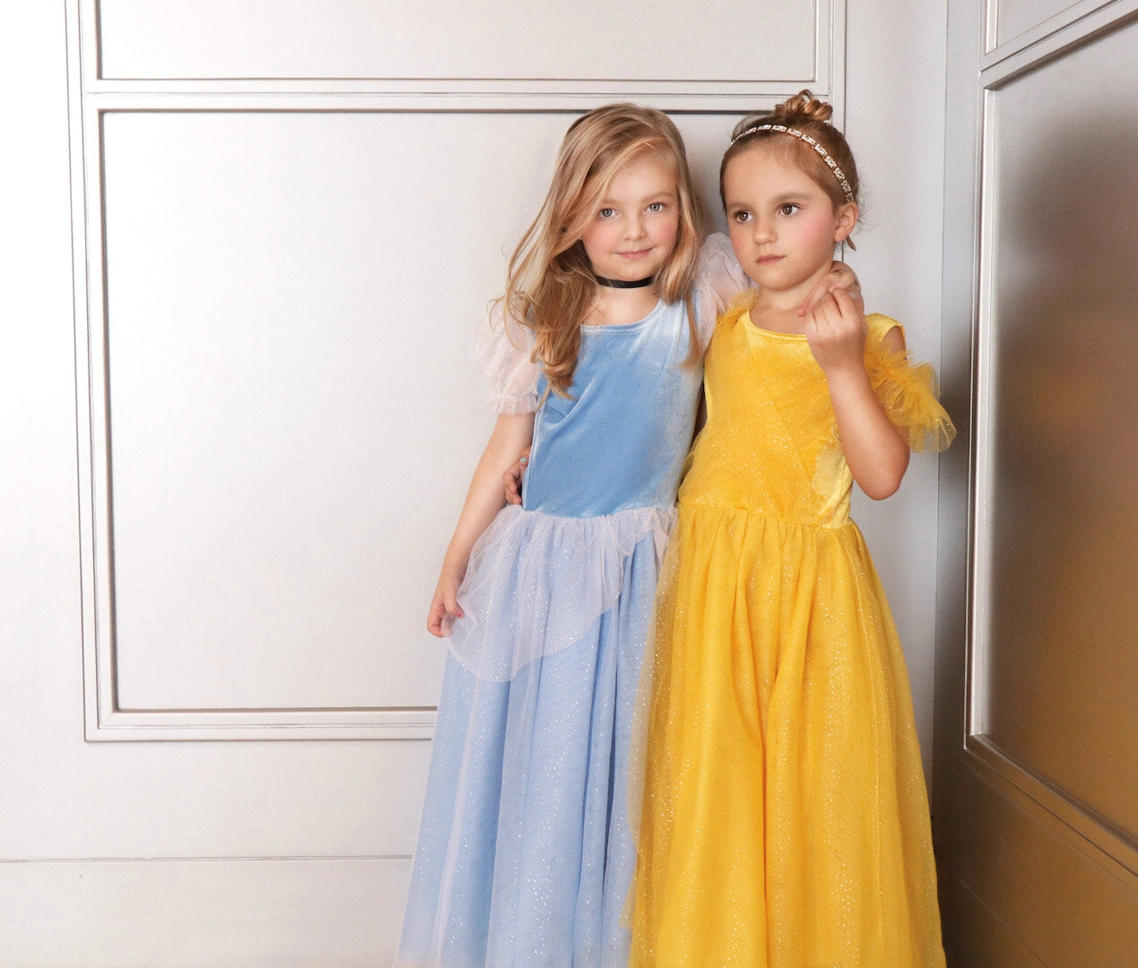 Robe de Cendrillon bleu ciel 2
