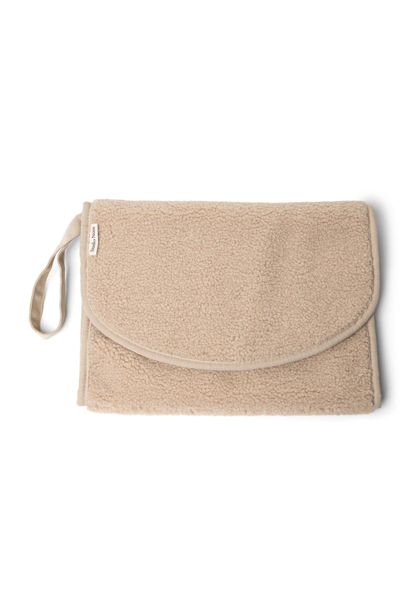 Tapis à langer Teddy bouclettes beige