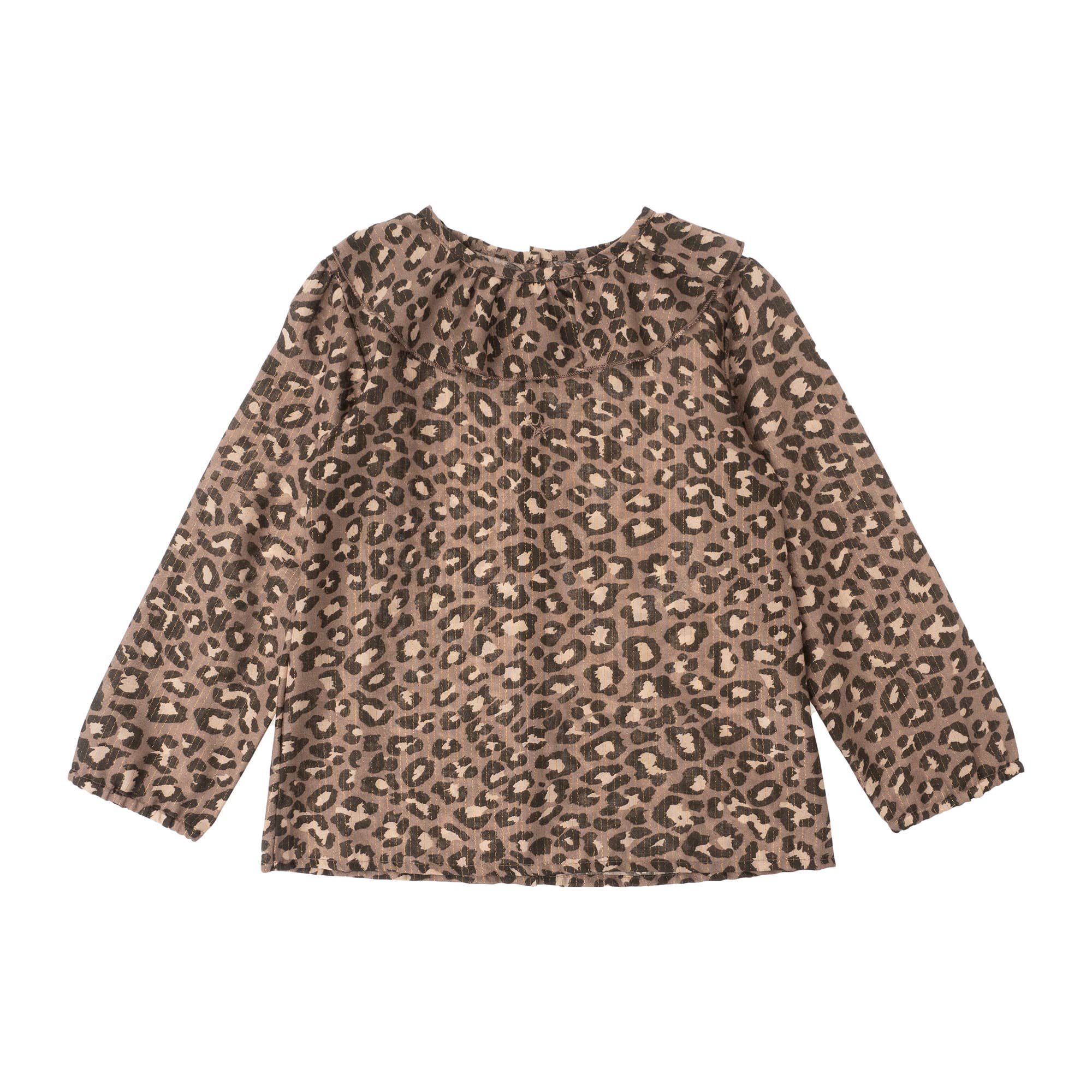 Blouse léopard à volants — 3Y
