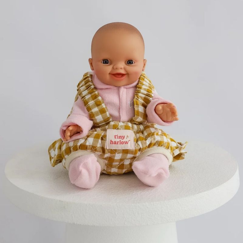 Porte bébé pour poupée Vichy Camel 3
