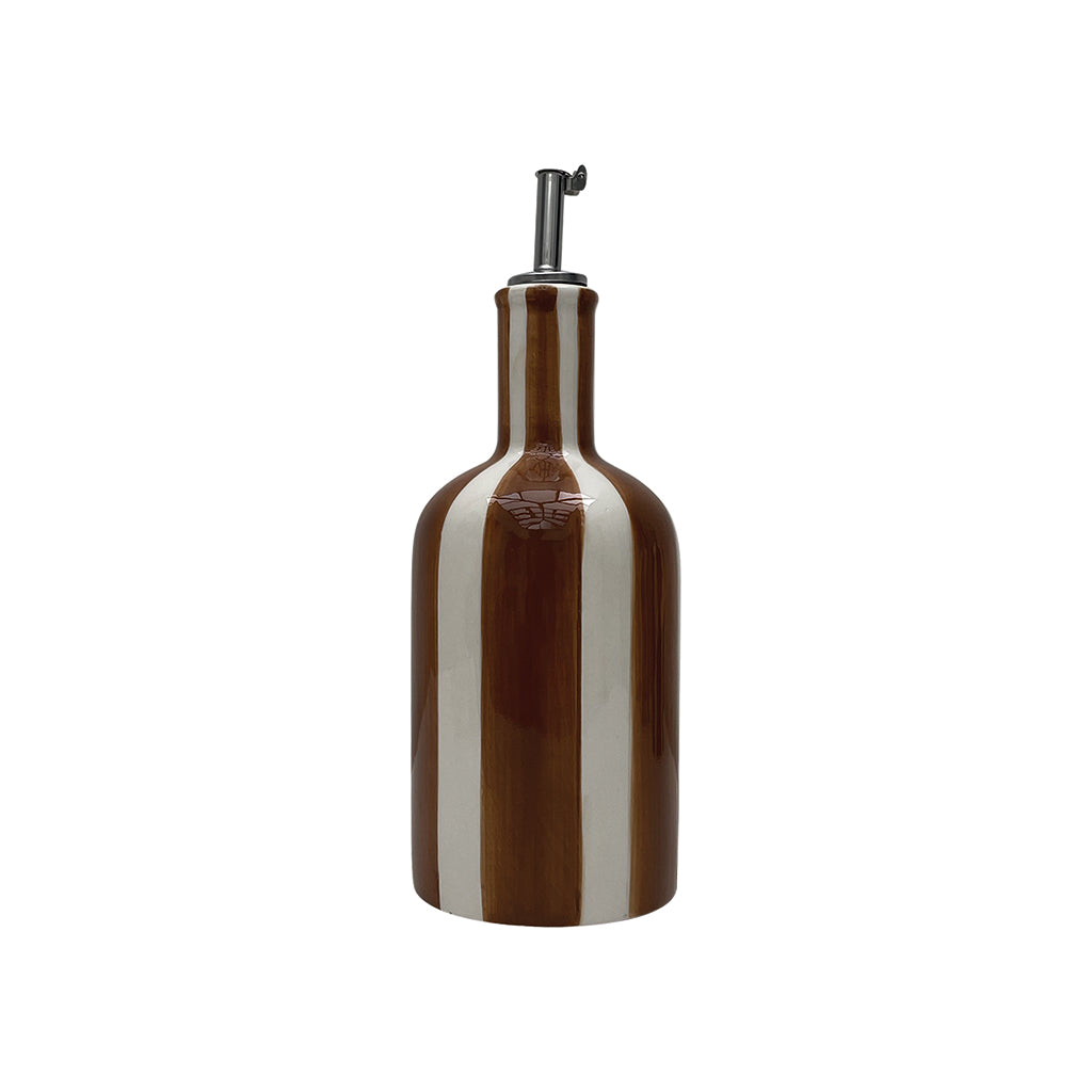 Huilier rayure marron