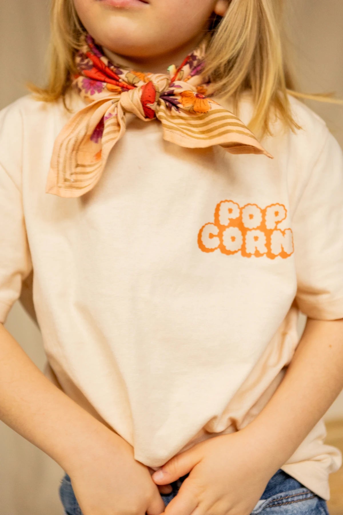 Tee-Shirt Karu Pop Corn Placé Macadamia 2