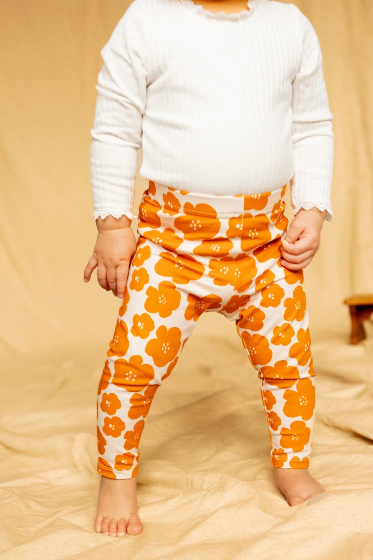Legging Jayo Flora Bold Orange — 3 mois