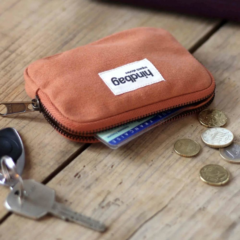 Porte monnaie Hindbag — Naturel