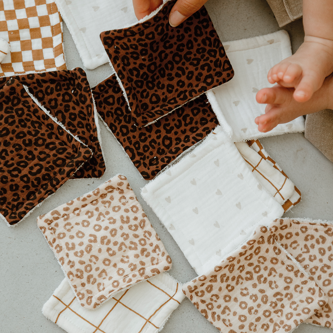 Lingettes Léopard marron 2