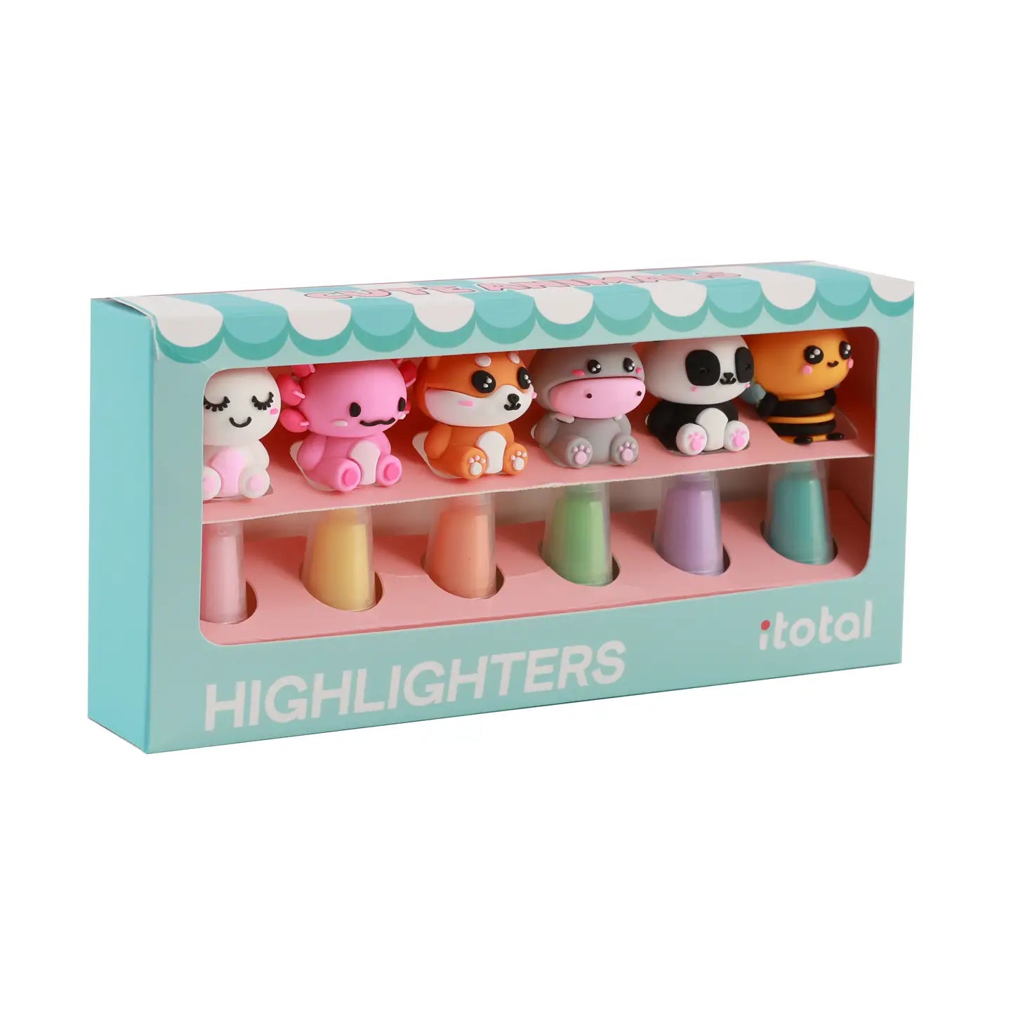 Surligneurs Cute Animals Ensemble 6 Pcs