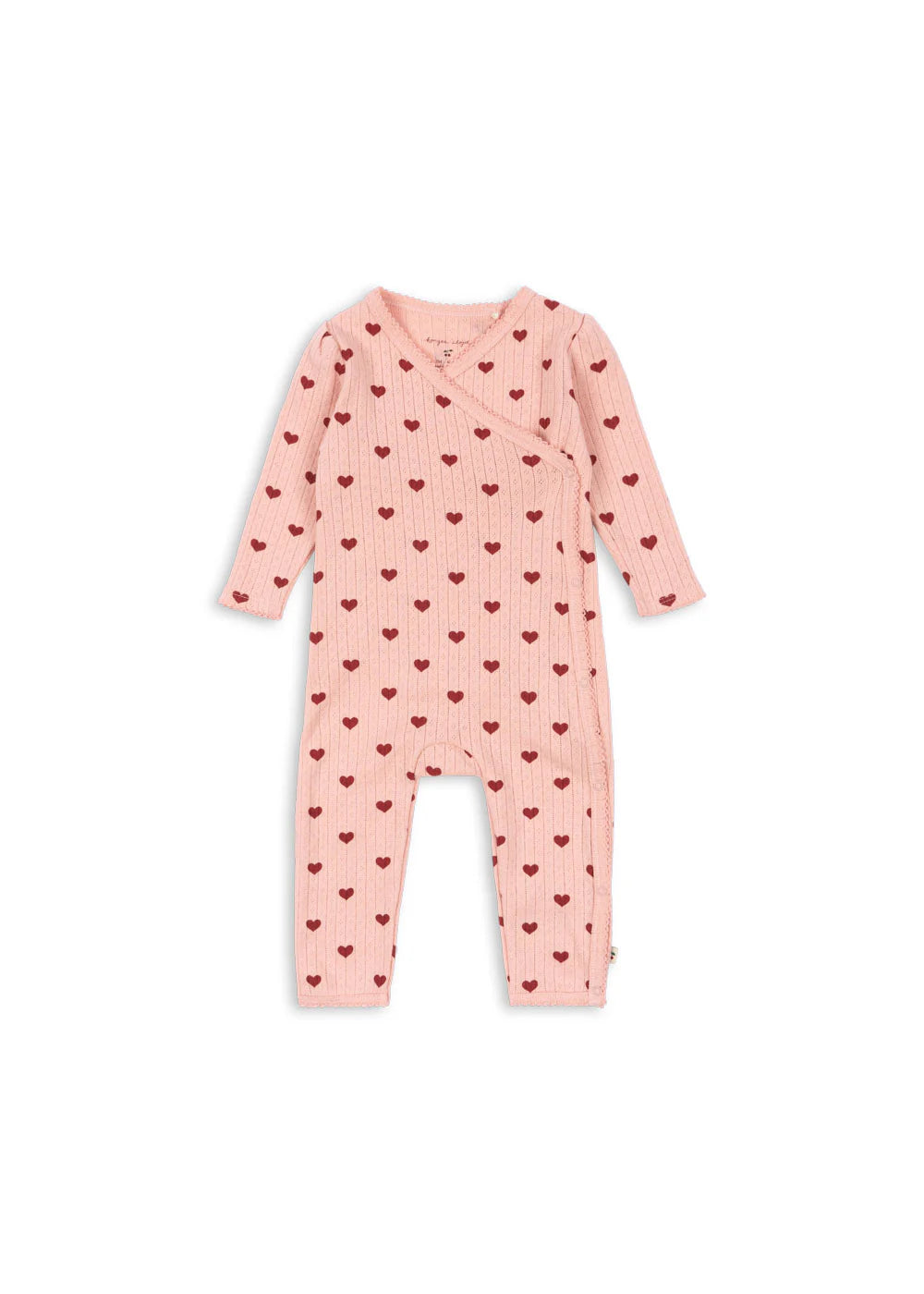 Pyjama coeurs rouge ♥️ — 0/1 mois