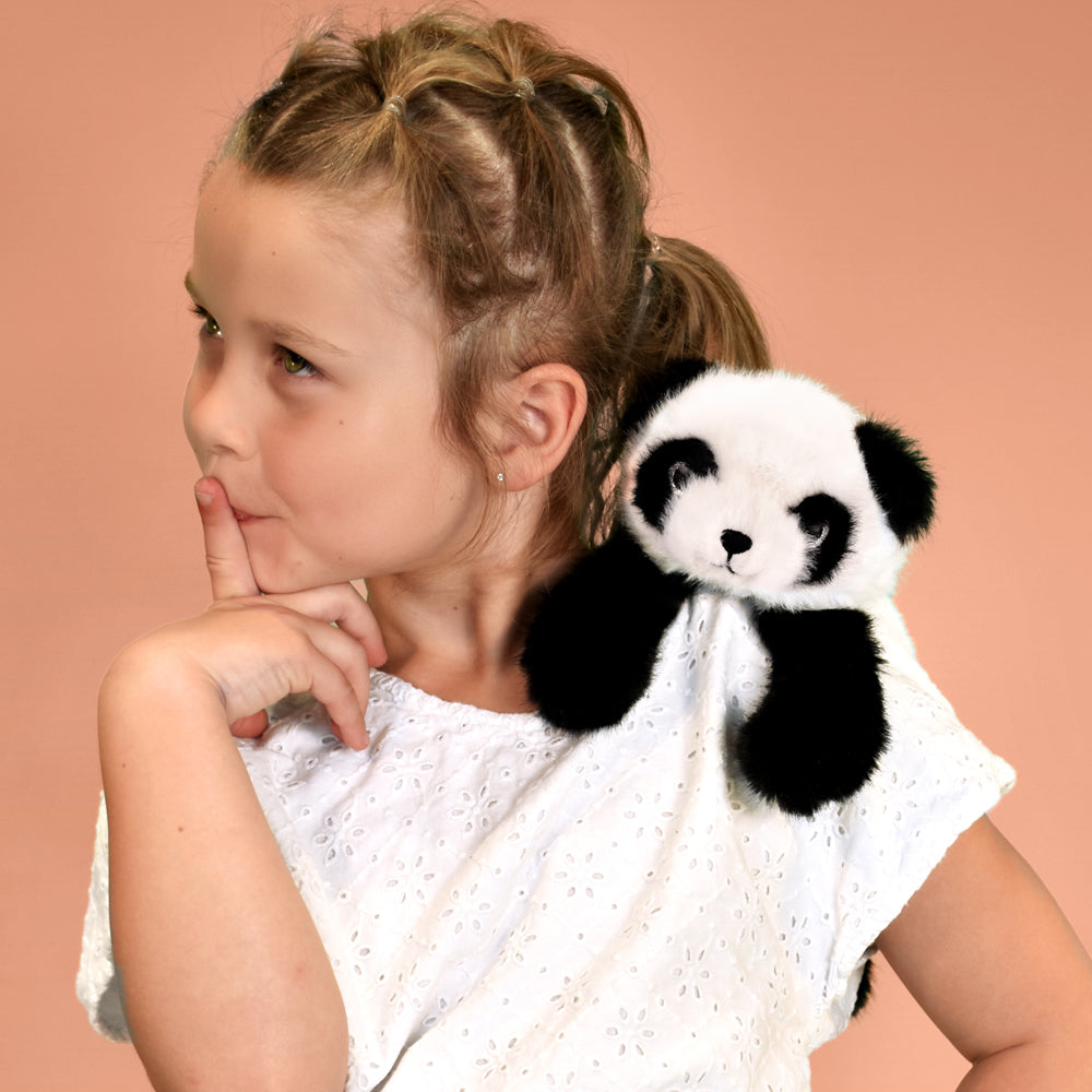 Panda en peluche 30 cm magnétique 4