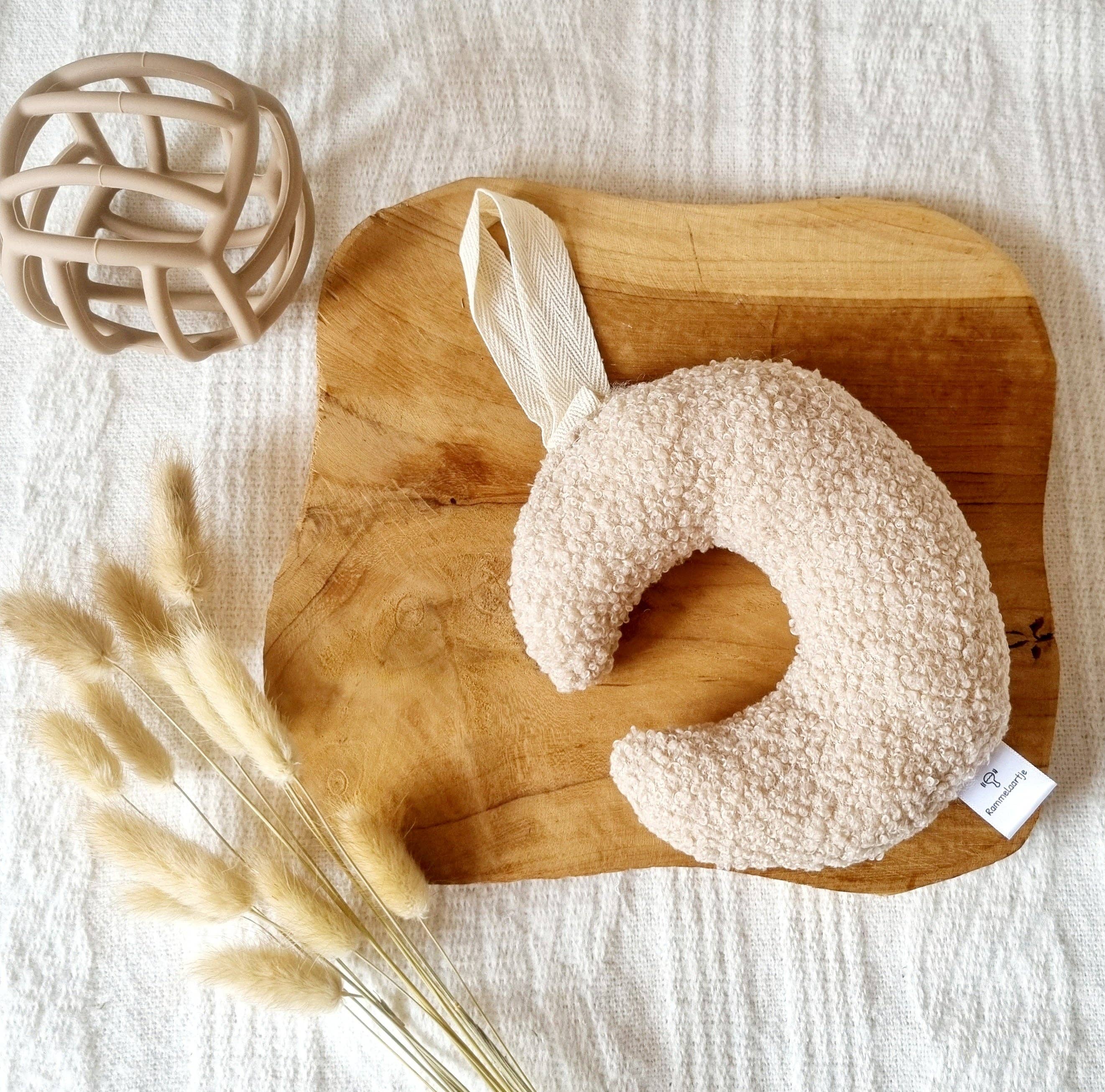 Attache à tétine Teddy Moon rembourrée - Beige 2