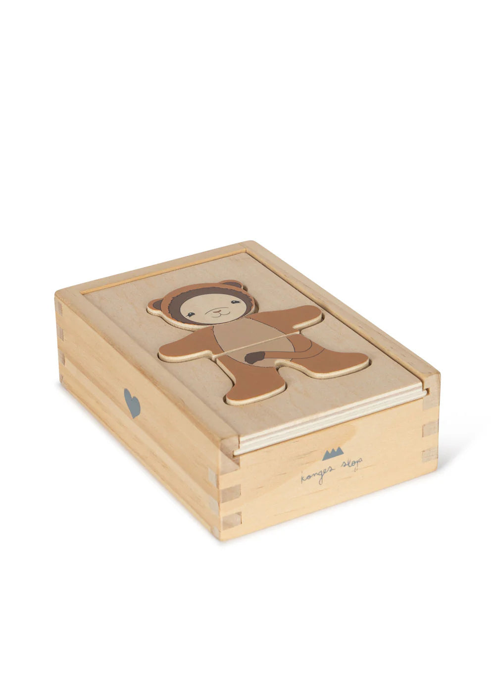 Puzzle habillage d’ourson en bois 4