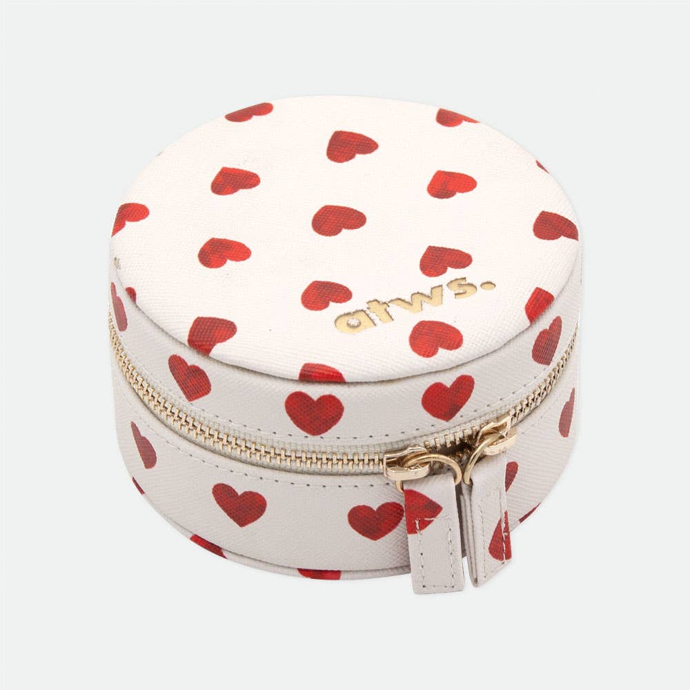 Red Heart - Boîte à bijoux pour boucles d'oreilles et bagues