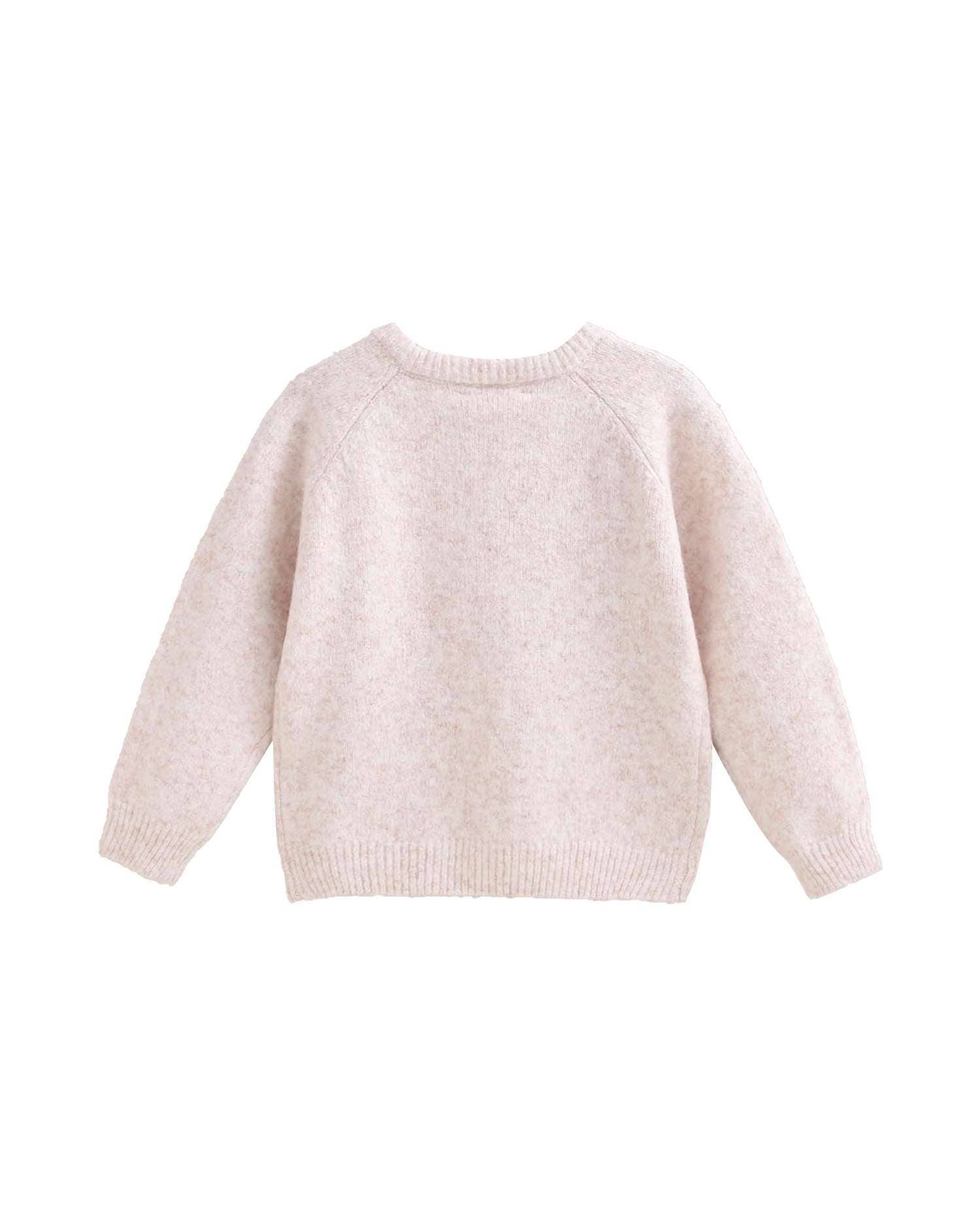 Pull en maille beige pour bébé — 24 mois