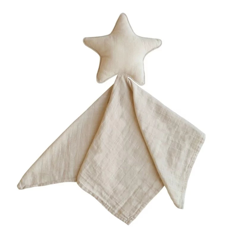 Doudou en lange étoile — creme