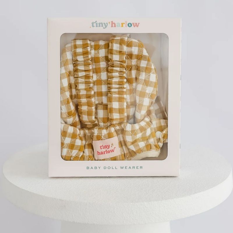 Porte bébé pour poupée Vichy Camel 2
